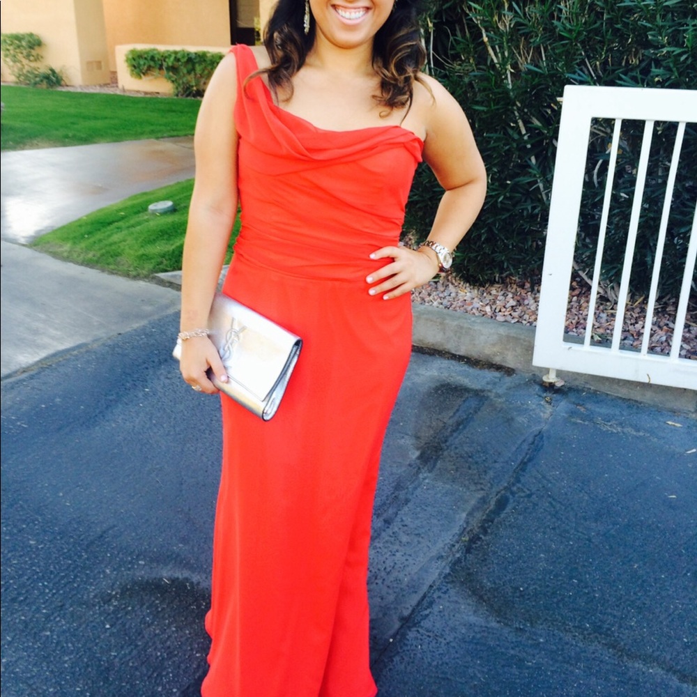 Beautiful red gown